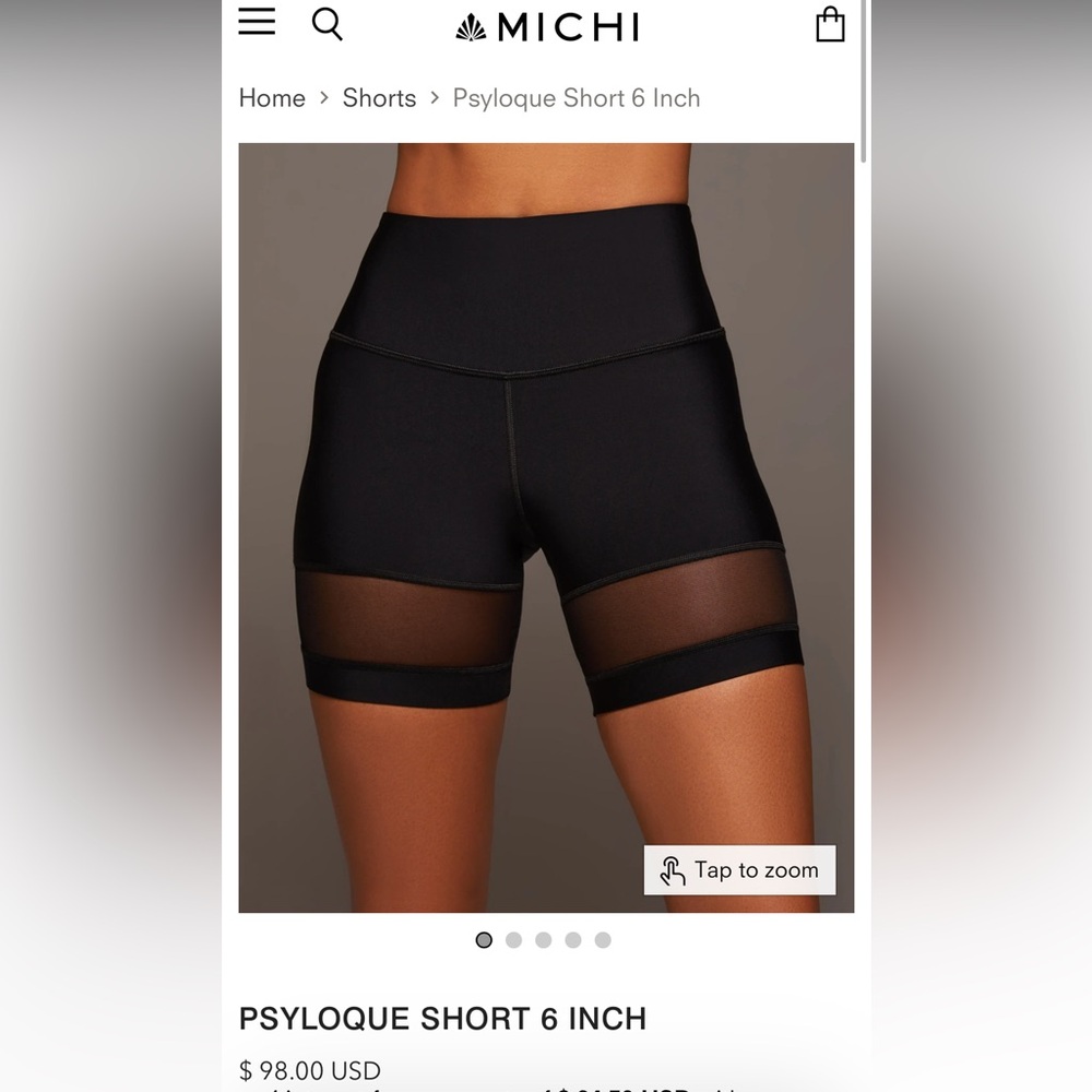Michi PSYLOQUE SHORT 6 INCH - size S